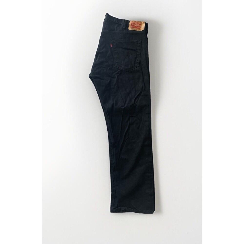 2012 New Men's 44x34 Levi's 501 Button Fly Original Black Jeans #005010660 Read